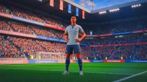Illustration de Nayef Aguerd en tant que potentiel renfort défensif de l'Olympique de Marseille. Image réalisée par IA.