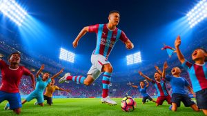 Illustration de Amine Harit envisagé par Trabzonspor pour un transfert potentiel. Image réalisée par IA.