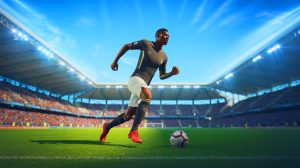 Illustration de l'intérêt des clubs pour André-Franck Zambo Anguissa durant le mercato. Image réalisée par IA.