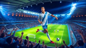 Illustration de l'Olympique de Marseille visant à recruter un international espagnol. Image réalisée par IA.