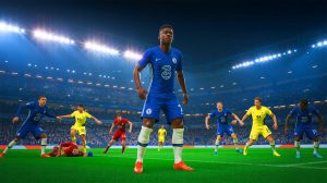 Illustration de Benoît Badiashile confirmant sa décision de rester à Chelsea, générée par intelligence artificielle.