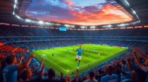 Illustration de l'Olympique de Marseille en quête de l'attaquant Giacomo Raspadori, création générée par intelligence artificielle.