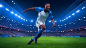 Illustration de Nayef Aguerd envisagé par l'OM comme renfort pour sa défense. Image réalisée par IA.