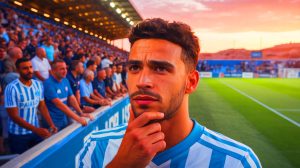 Illustration de l'intérêt de l'Arabie Saoudite pour Ismaël Bennacer dans le cadre du mercato, générée par intelligence artificielle.