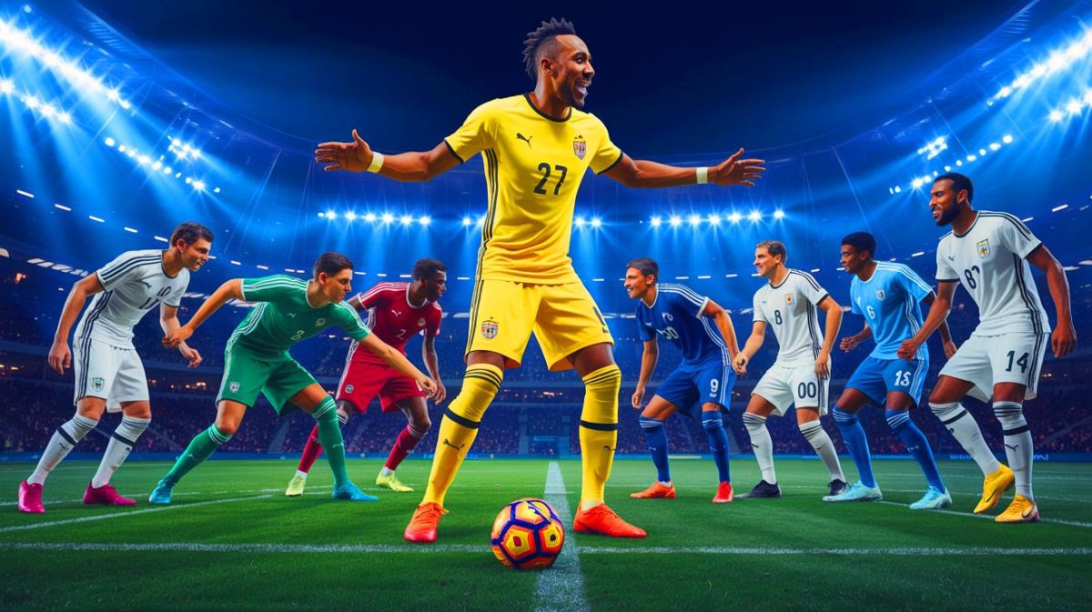 « C’est humiliant ! » s’exclame Aubameyang : des équipes saoudiennes prêtes à écraser la Ligue 1 selon lui Illustration de Pierre-Emerick Aubameyang discutant du potentiel des équipes saoudiennes face à la Ligue 1.
