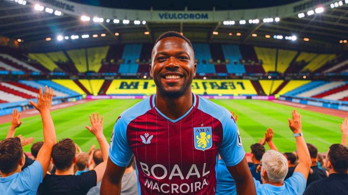 « Choc intense : 5 minutes de fureur au stade » : Kamara revient au Vélodrome dans une ambiance explosive, captivant les supporters avec une intensité jamais vue Illustration de Boubacar Kamara de retour au Vélodrome avec Aston Villa.