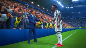 Illustration de Timothy Weah lors des négociations de transfert entre l'OM et la Juventus.