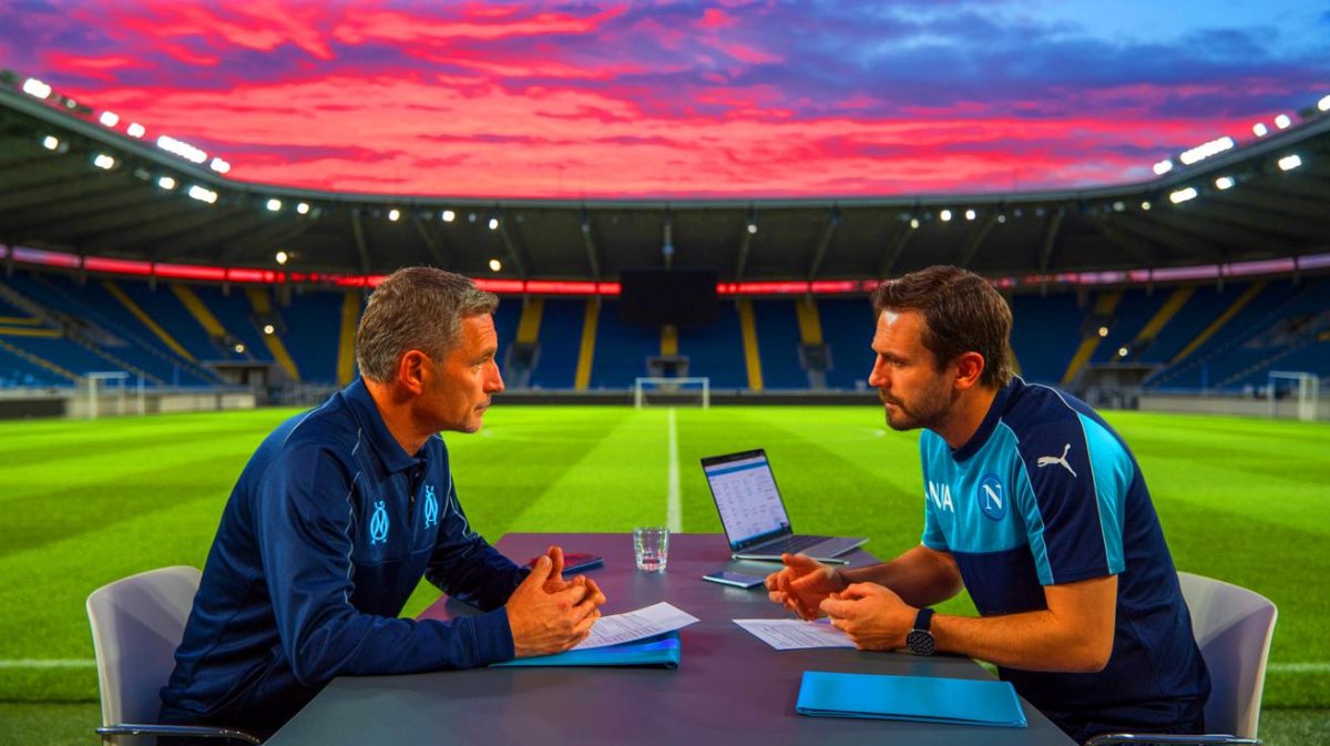 Le « coup en or » qui aurait pu tout changer pour Benatia : comment l’OM a frôlé un deal légendaire Illustration de l'OM tentant de recruter Miguel Gutierrez face à Naples.
