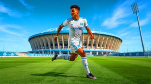 Illustration de Joël Ordoñez rejoignant l'Olympique de Marseille pour renforcer la défense du club.