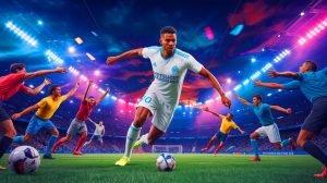 Illustration de Bilal Nadir lors de son retour sur le terrain avec l'Olympique de Marseille.