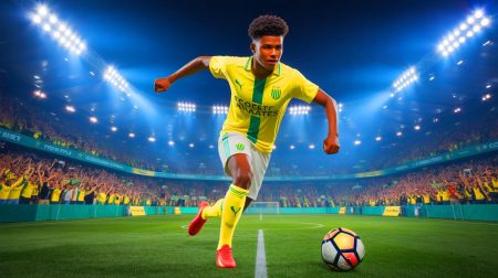 Illustration de l'incertitude autour du transfert de Matthis Abline entre le FC Nantes et le Paris FC.