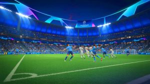 Illustration de l'Olympique de Marseille se préparant pour son retour en Ligue des champions.