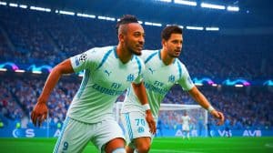Illustration de la complémentarité entre Aubameyang et Amine Gouiri à l'OM.
