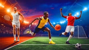 Illustration de récents événements et défis marquants dans le monde du sport.