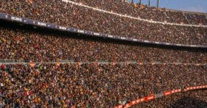 soccer fans stadium crowd