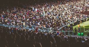 soccer fans stadium crowd