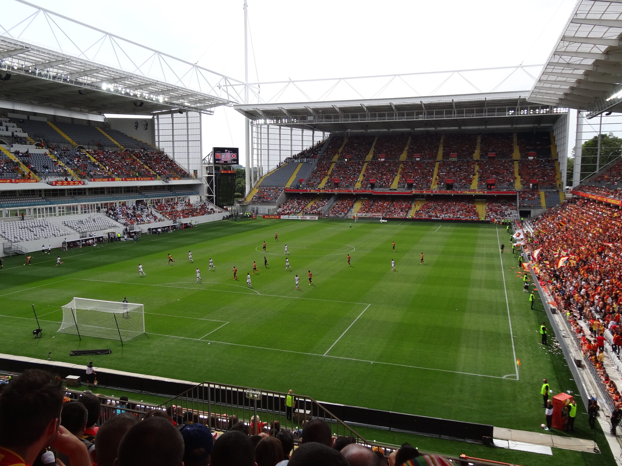 Tribunes du stade Bollaert-Delelis à Lens